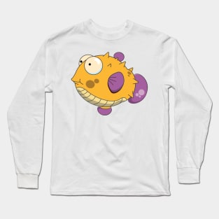 Cute Puffer fish Long Sleeve T-Shirt